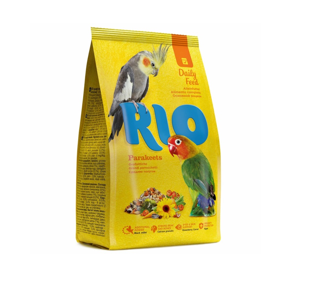 Рио 1кг - для средних попугаев (Rio)