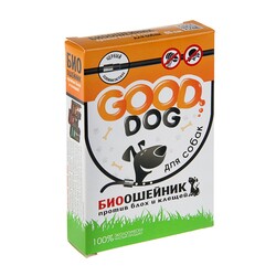 Ошейник репеллентный для собак, Гуд Дог 65см Черный (Good Dog)
