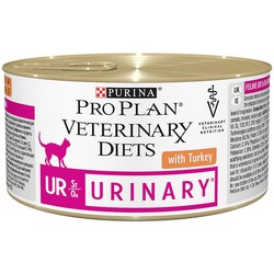 Пурина UR 195гр, диета для кошек при мочекаменной болезни (мусс) Индейка (Purina)