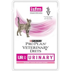 Пурина UR пауч 85гр, диета для кошек при мочекаменной болезни (Лосось) (Purina)