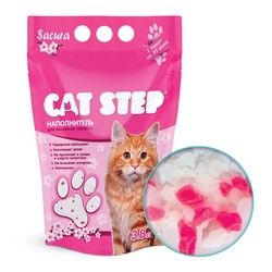 Кэт Стэп Силикагель 3,8л - Сакура (Cat Step)