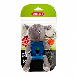 Слон 17см, плюш, хлопок, термопластичная резина (Zolux) арт.479030ELE