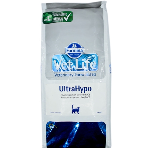 Фармина Диета при пищевой аллергии кошек УльтраГипо 10кг (Farmina VetLife)