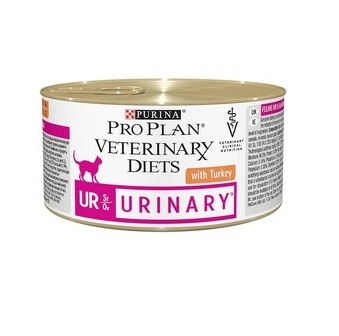 Пурина UR 195гр, диета для кошек при мочекаменной болезни (мусс) Индейка (Purina)
