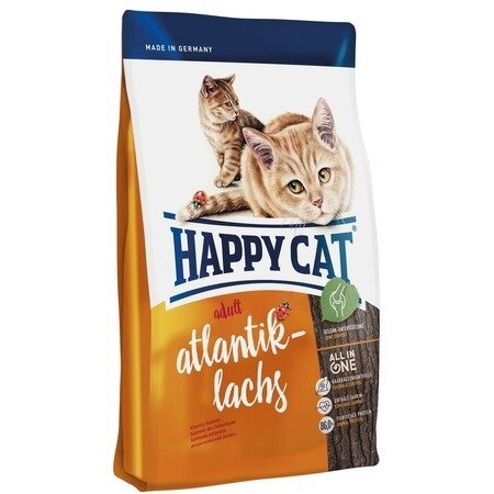 Хэппи Кэт 1,3кг Атлантический Лосось Эдалт (Happy Cat)