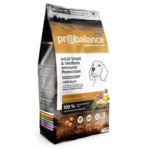 ПроБаланс 3кг для собак Мелких и Средних (ProBalance)
