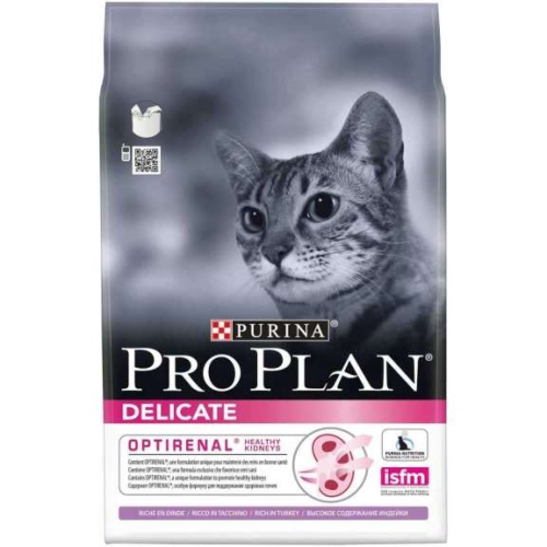 ПроПлан для кошек. Индейка Деликат 1,5кг (Pro Plan)