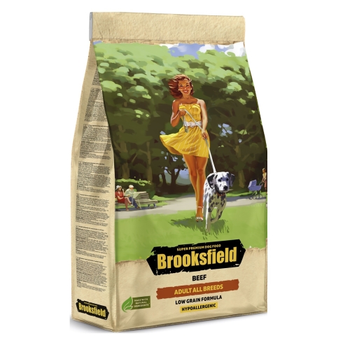 Бруксфилд 800гр - Говядина - для собак (Brooksfield)