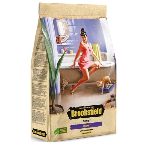 Бруксфилд 2кг - Индейка Уринари - для Кошек (Brooksfield)