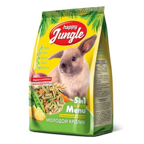 Джунгли для Молодых Кроликов 400гр (Happy Jungle)