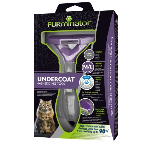Фурминатор M/L для кошек с Длинной шерстью (FURminator)