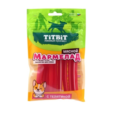 Мармелад Мясной с Телятиной 120гр - для собак (TitBit)