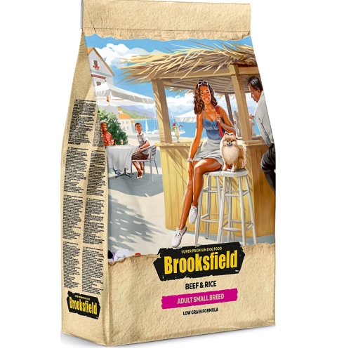 Бруксфилд 800гр - Говядина - для Мелких собак (Brooksfield)