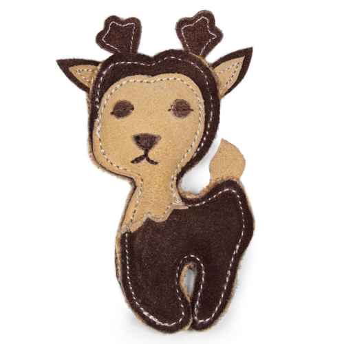 Оленёнок - игрушка для собак из натуральной кожи 15х9,5см (Triol)