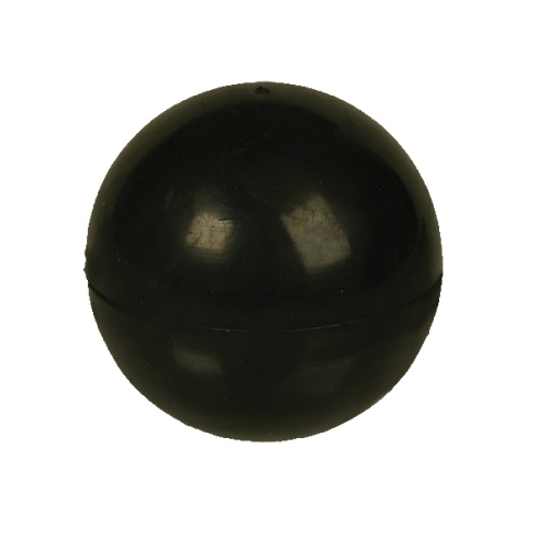 Мяч Резиновый Черный Большой д=8см (Зооник) + Подарок