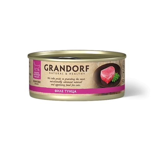 Грандорф 70гр - Тунец, консервы для кошек (Grandorf)