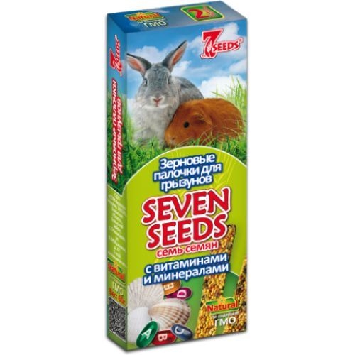 Семь Семян - палочки для грызунов Витамины и Минералы, 3шт (90гр) (Seven Seeds)