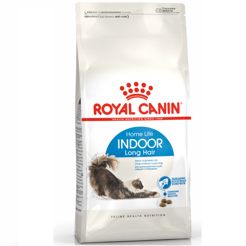 Ройал Канин Индор Лонг Хэйр 400гр (Royal Canin) + Подарок
