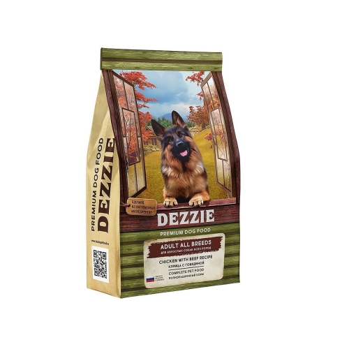 Деззи 3кг - Курица/Говядина - для собак