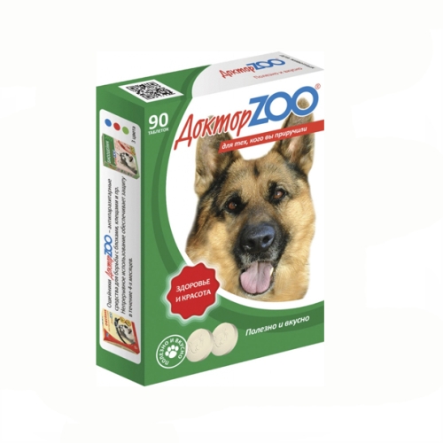 Доктор Зоо для собак 90шт, Протеин + Подарок