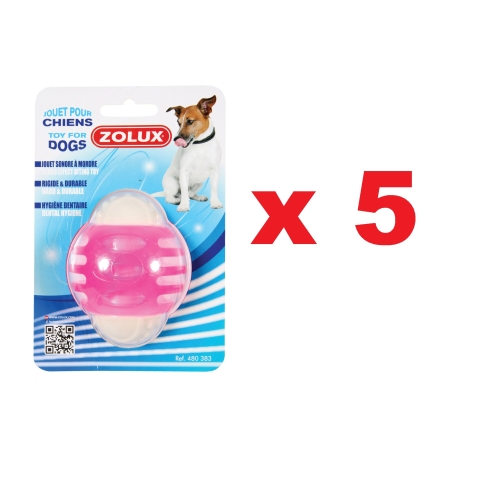 Мяч комбинированный 8,5см, термопластичная резина (Zolux) арт.480383 (Набор = 5шт)