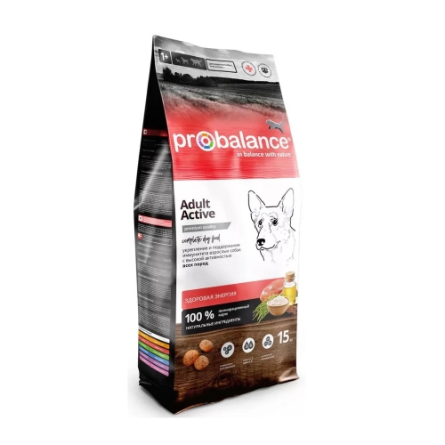 ПроБаланс 15кг для собак Активных пород (ProBalance)