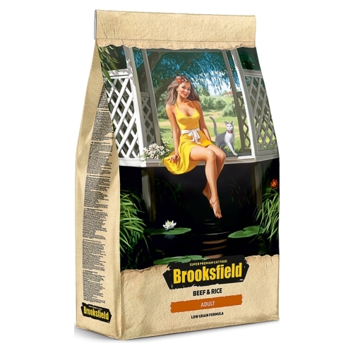 Бруксфилд 10кг - Говядина - для Кошек (Brooksfield)