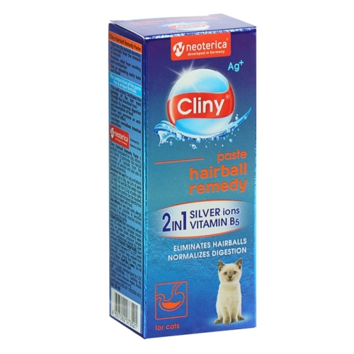 Паста для вывода шерсти "Клини" 30мл (Cliny) + Подарок