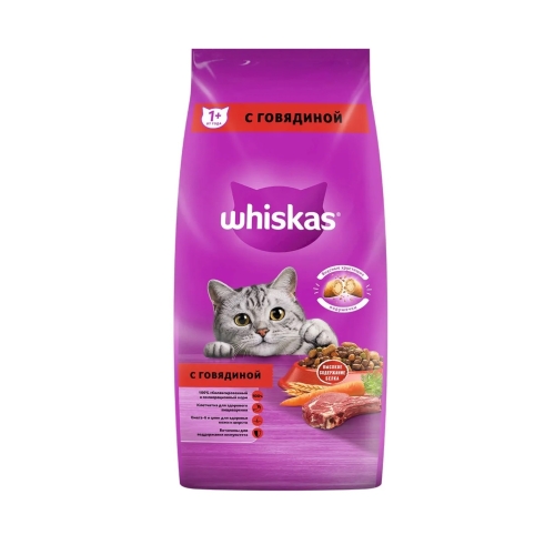 Вискас 5кг - Говядина для Взрослых Кошек (Whiskas)