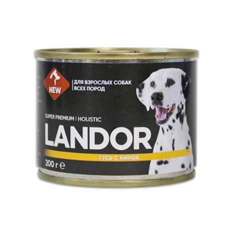 Ландор 200гр - Гусь/Киноа - консервы для Собак (Landor)