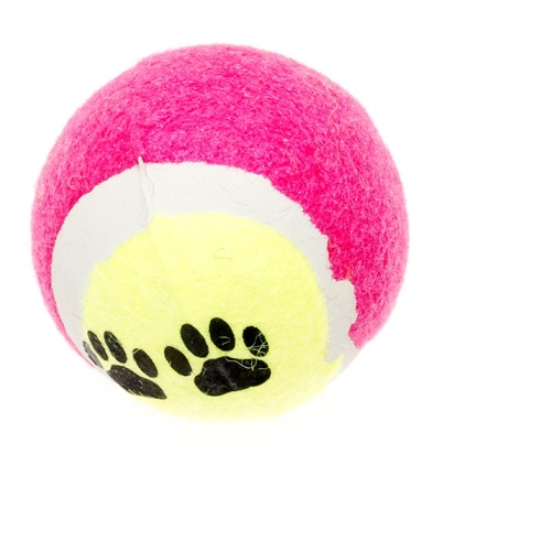 Мяч теннисный "Лапки" 6,3см (Чистый котик)