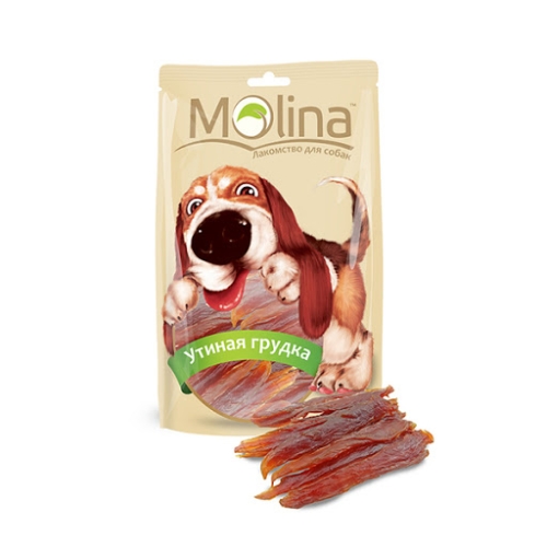 Молина 80гр - Утиная грудка, лакомство для собак (Molina)