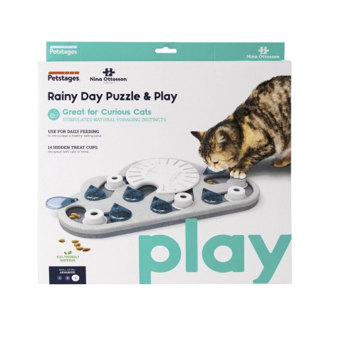 Игрушка-головоломка для Кошек "Капли Дождя" (Nina Ottosson, Petstages)