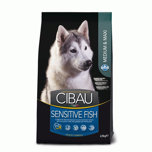 Чибау 12кг - для средних/крупных собак - Рыба (Cibau)