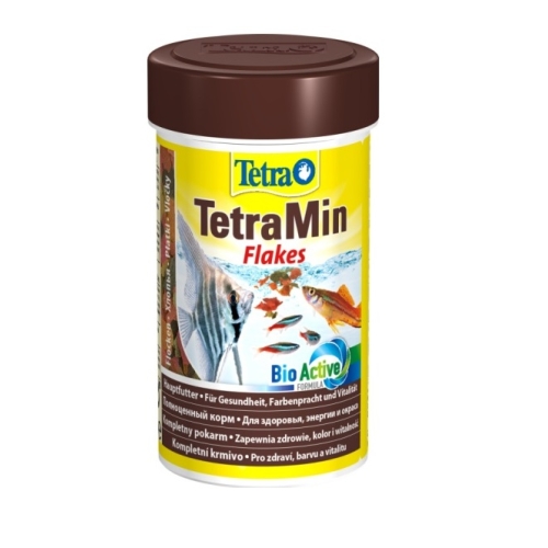 Тетра Мин 100мл (Min Flakes) - Хлопья для всех видов рыб (Tetra)