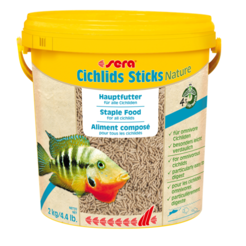 Сера Цихлид Стикс 10л (Cichlid Sticks) - палочки для Цихлид (Sera)
