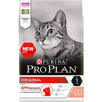 ПроПлан для кошек. Лосось и рис. 3кг (Pro Plan)