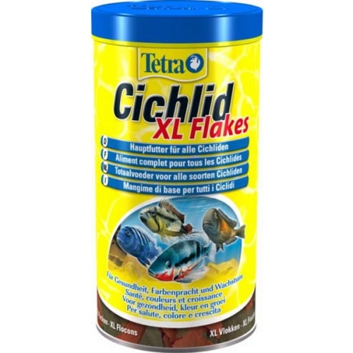 Тетра Цихлид 1л (Cichilid XL Flakes) - Хлопья Крупные для Цихлид (Tetra)