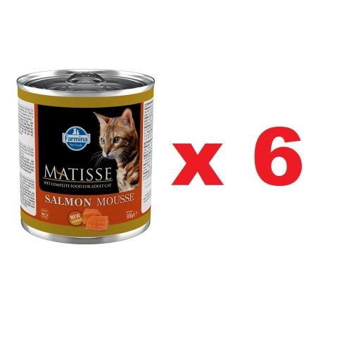 Матис 300гр мусс для кошек - Лосось (Matisse), 1коробка = 6штук