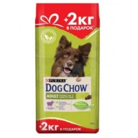 Дог Чау 12кг + 2кг для собак Ягненок (Dog Chow)