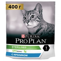 ПроПлан для кошек стерилизованных, Кролик. 400гр (ProPlan)