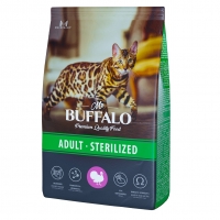 Мистер Буффало 10кг - Индейка Стерилизед - для кошек стерилизованных (Mr.Buffalo)