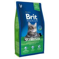 Брит Премиум 8кг - Курица Стерилизед, для взрослых Стерилизованных кошек (Brit)
