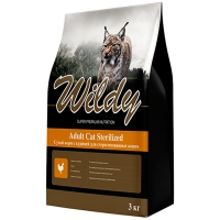 Вилди Кэт 3кг - для Стерилизованных кошек (Wildy)