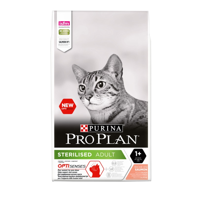 ПроПлан для кошек стерилизованных, Лосось. 1,5кг - Защита органов чувств (Pro Plan)
