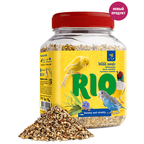 Рио - семена Луговых трав, для всех видов птиц 240гр (Rio)