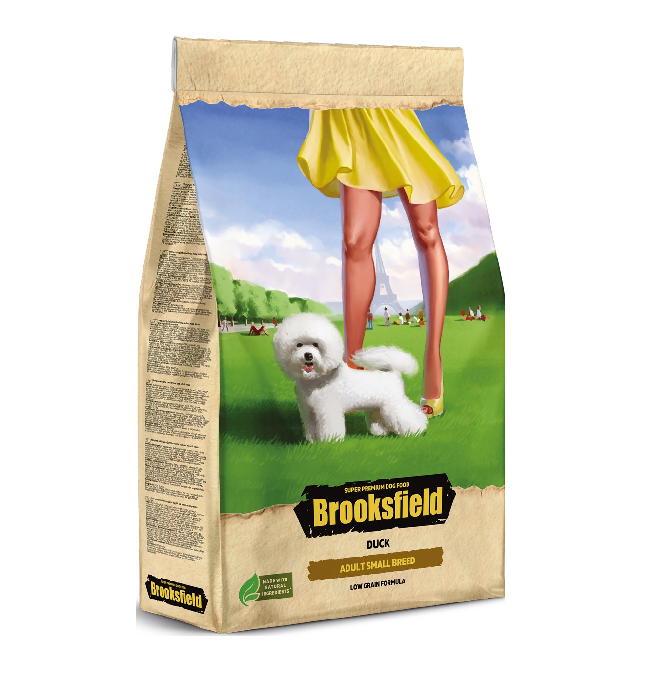 Бруксфилд 1,5кг - Утка - для Мелких собак (Brooksfield)