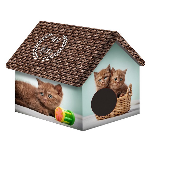 Дом "Шоколадные Котята" 33х33х40см (PerseiLine)