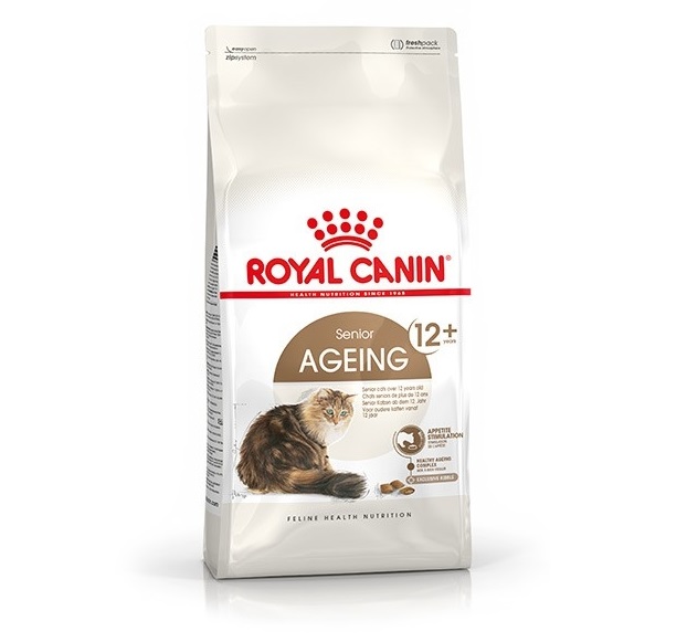 Ройал Канин Эйджинг 12+ корм для пожилых кошек 2кг (Royal Canin)