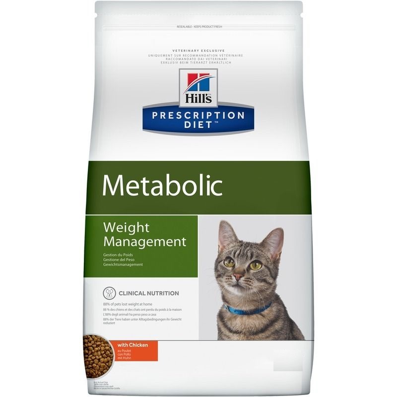Хилс для кошек. Диета 3кг Metabolic. Коррекция веса (Hill's)